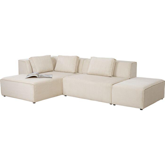 Infinity Ottomane Corduroy Corner Sofa - WOO .Design