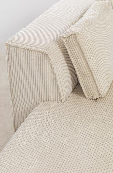 Infinity Ottomane Corduroy Corner Sofa - WOO .Design
