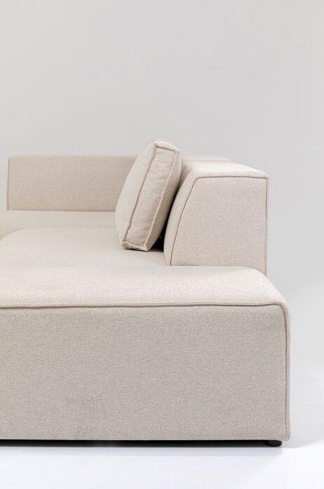 Infinity Ottomane Cream Corner Sofa - WOO .Design