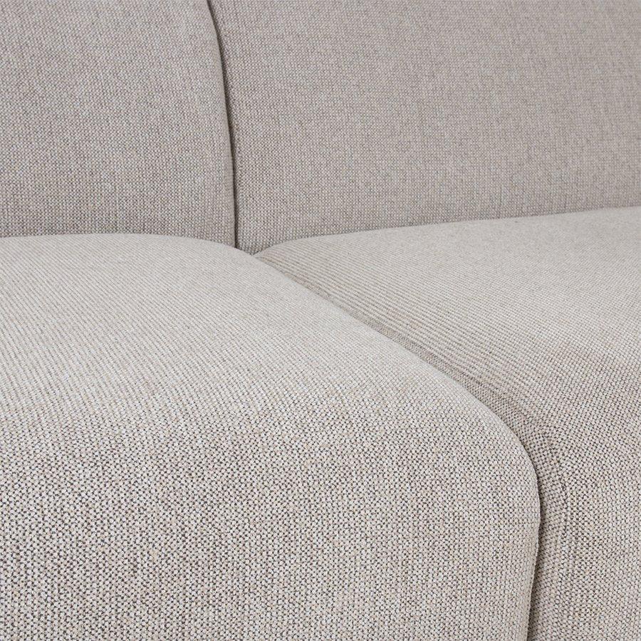 Jax Snake Light Grey Couch - Element Right Corner - WOO .Design