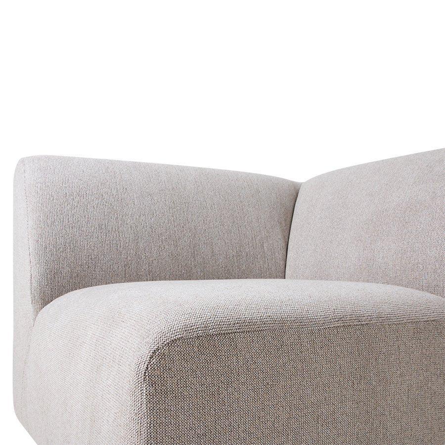Jax Snake Light Grey Couch - Element Right End - WOO .Design