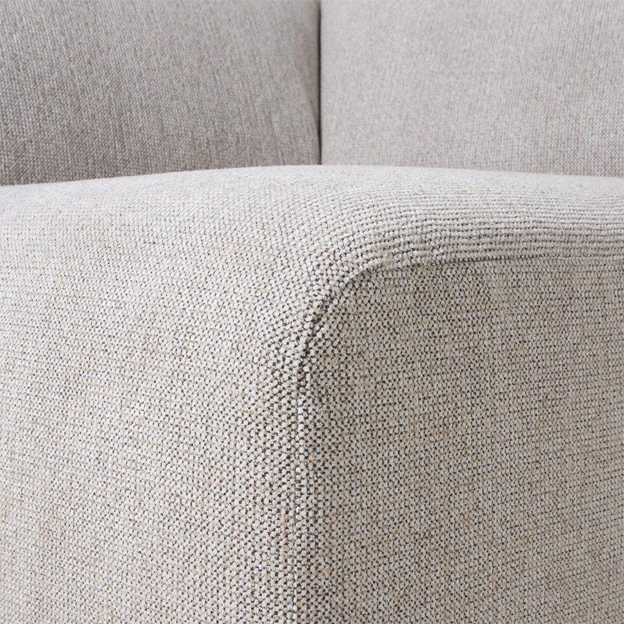 Jax Snake Light Grey Couch - Element Right End - WOO .Design
