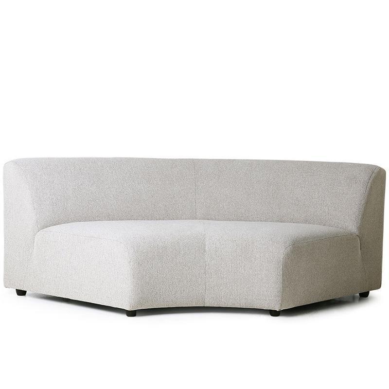 Jax Snake Light Grey Couch - Element Round - WOO .Design