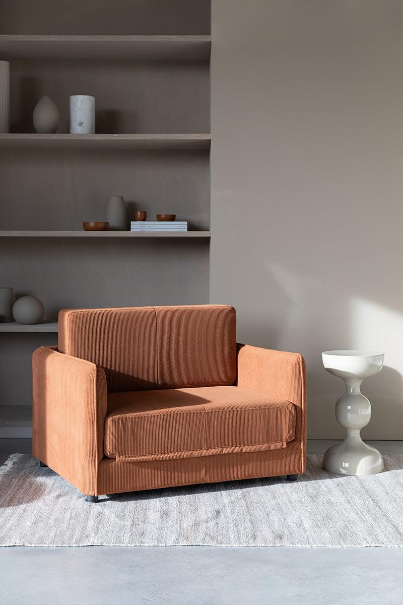 Jopie Corduroy Loveseat Sofa Bed - WOO .Design