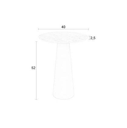 Joya Beige Side Table - WOO .Design