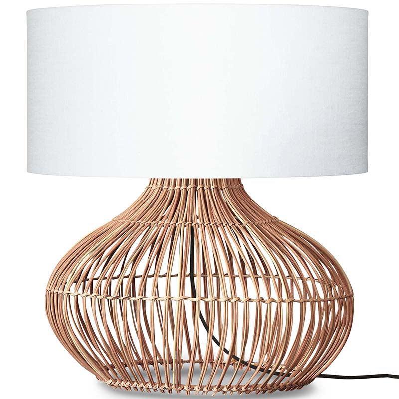 Kalahari Natural Rattan Table Lamp - WOO .Design