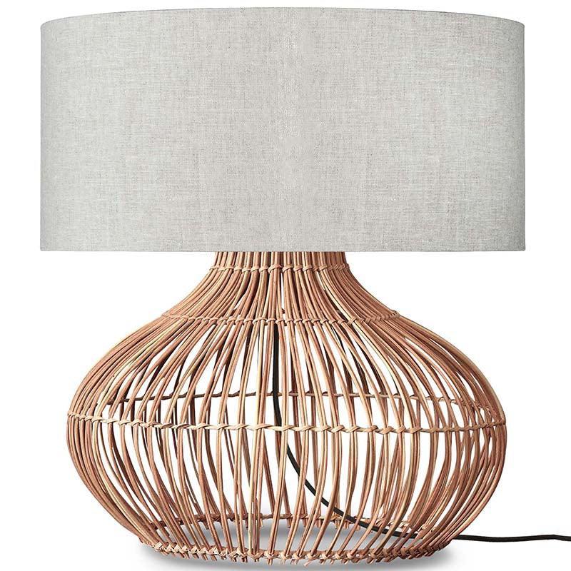 Kalahari Natural Rattan Table Lamp - WOO .Design