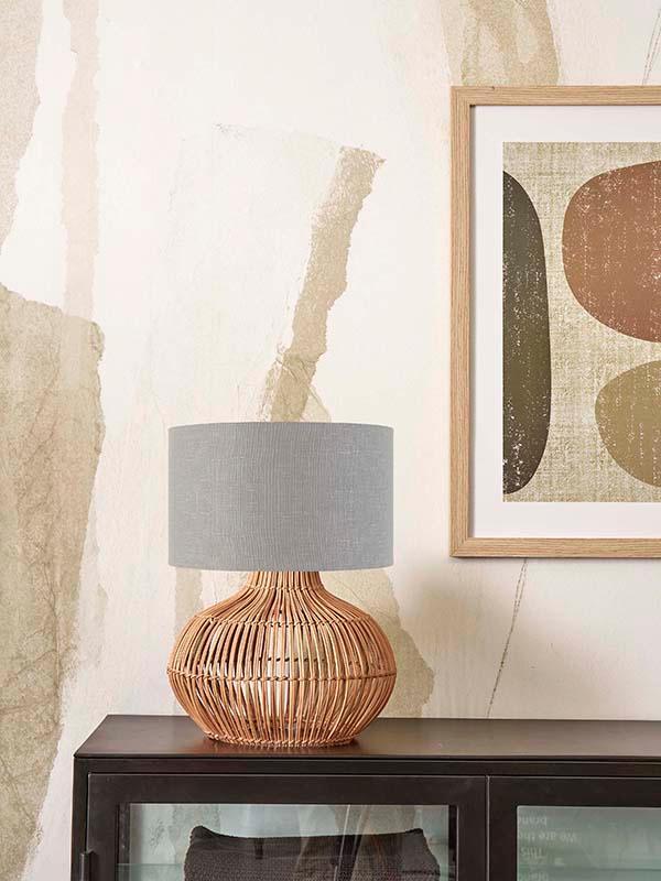 Kalahari Natural Rattan Table Lamp - WOO .Design
