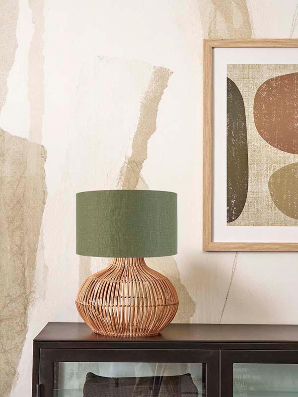 Kalahari Natural Rattan Table Lamp - WOO .Design