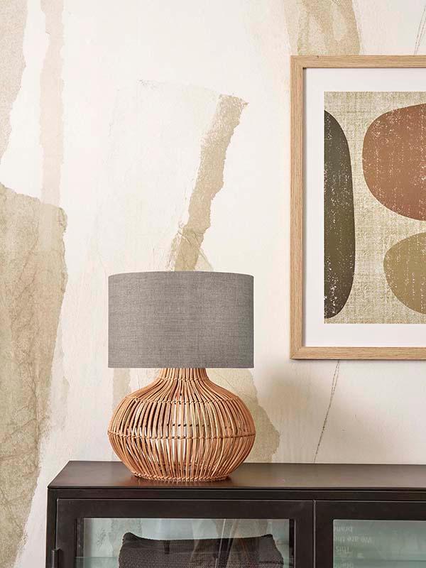 Kalahari Natural Rattan Table Lamp - WOO .Design