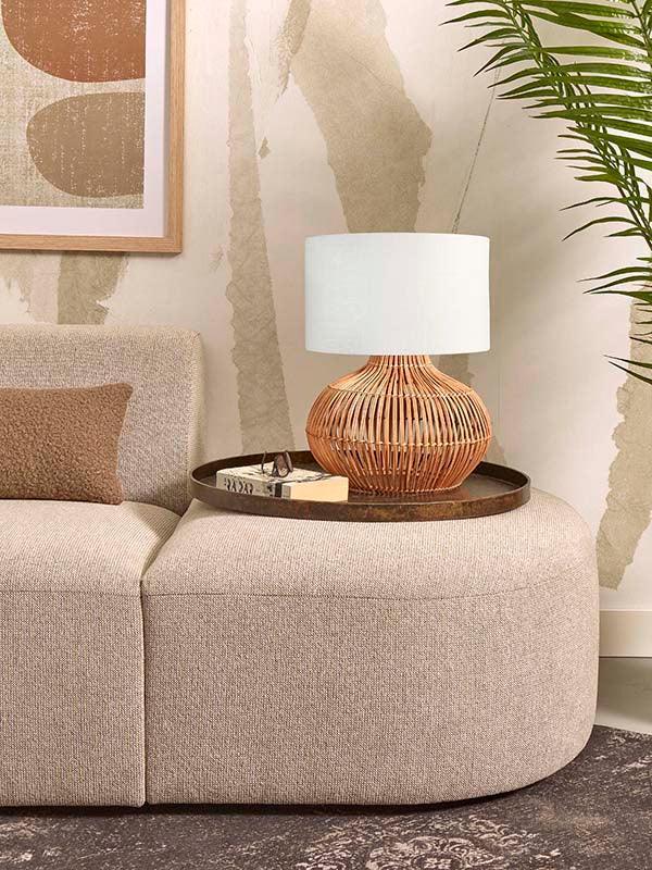 Kalahari Natural Rattan Table Lamp - WOO .Design