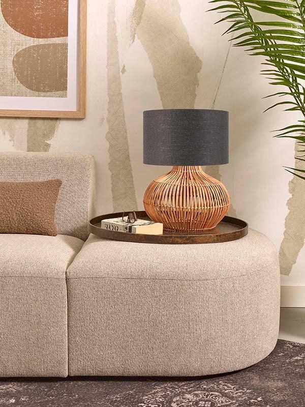 Kalahari Natural Rattan Table Lamp - WOO .Design