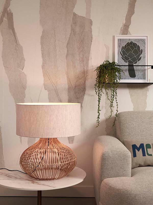 Kalahari Natural Rattan Table Lamp - WOO .Design