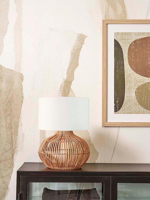 Kalahari Natural Rattan Table Lamp - WOO .Design