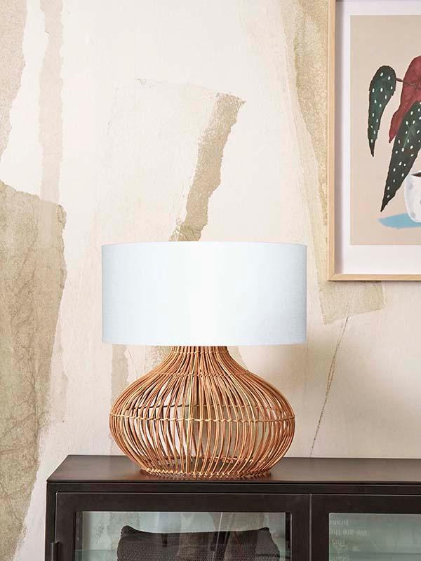Kalahari Natural Rattan Table Lamp - WOO .Design