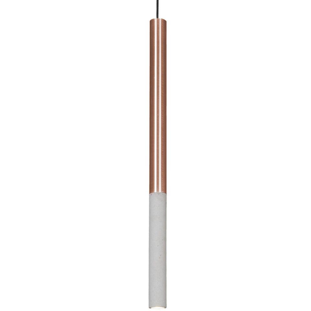 Kalla Copper Concrete LED Pendant Lamp - WOO .Design