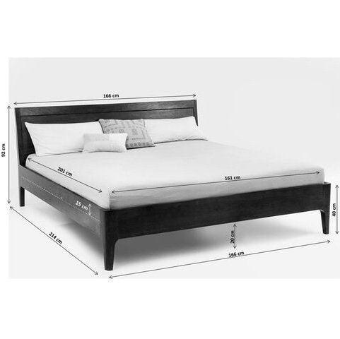 Brooklyn Walnut Sheesham Wood Bed