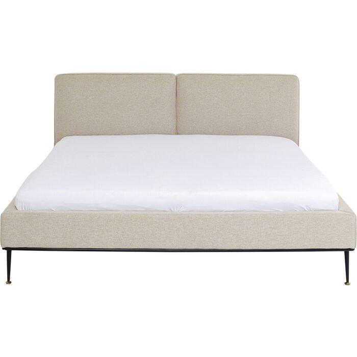 East Side Beige Bed 180 + Slatted Base (Outlet)