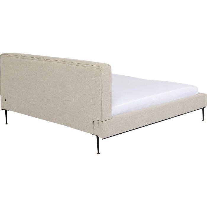 East Side Beige Bed 180 + Slatted Base (Outlet)