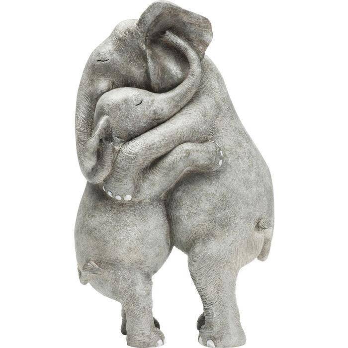 Elephant Hug Deco Figurine