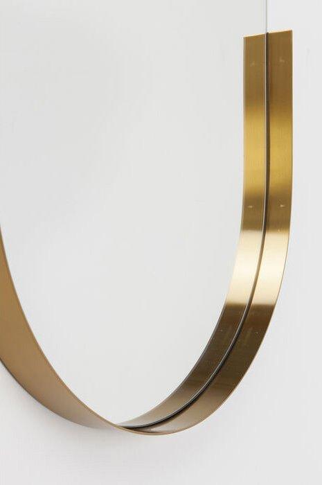 Hipster Brass Mirror