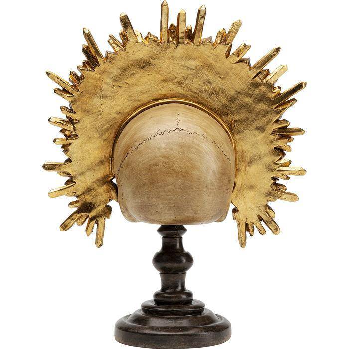 King Skull Gold Deco Object
