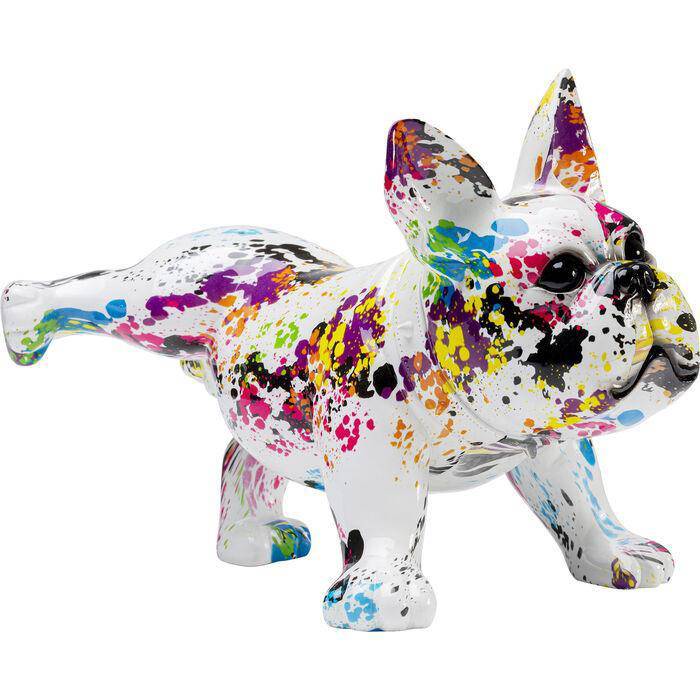 Splash Bulldog Multicolour Deco Figurine