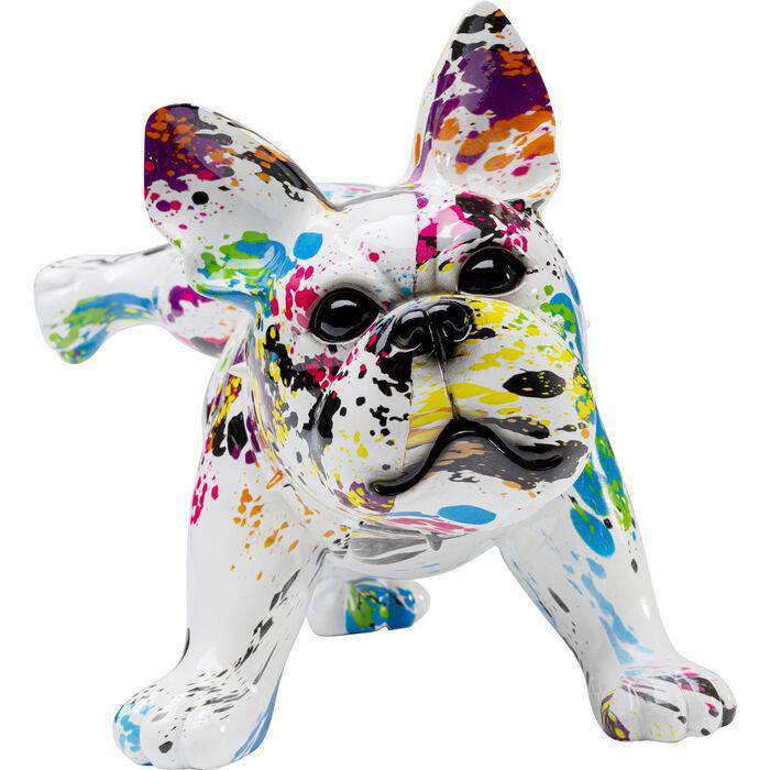 Splash Bulldog Multicolour Deco Figurine