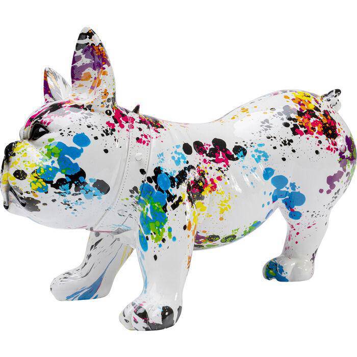 Splash Bulldog Multicolour Deco Figurine