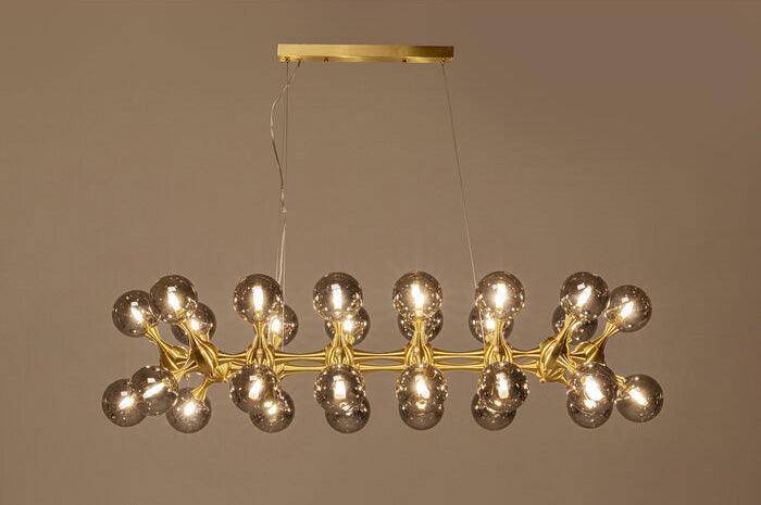 Atomic Ball Brass Pendant Lamp