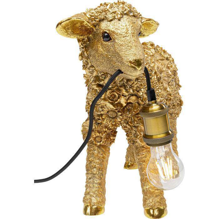 Flower Sheep Animal Table Lamp