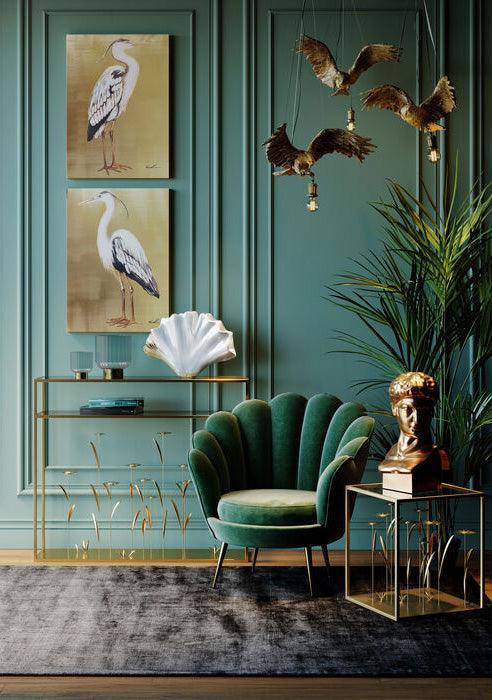 Owl Animal Gold Pendant Lamp