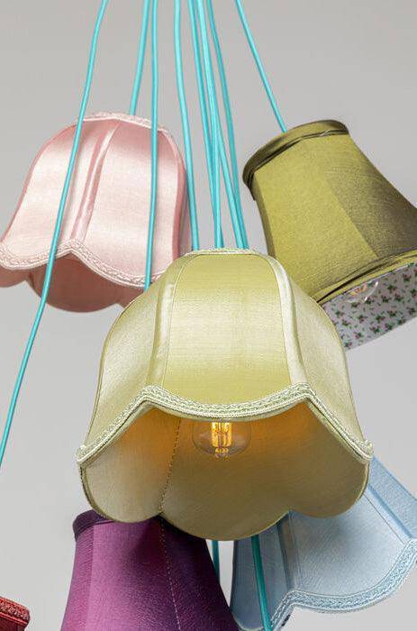 Saloon Flowers Multicolour Pendant Lamp