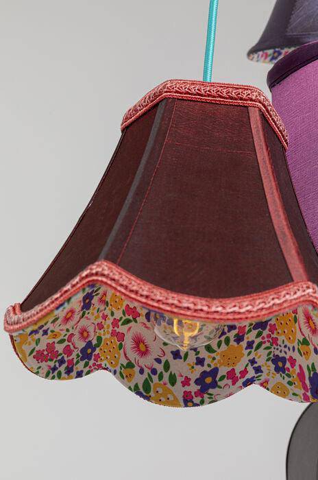 Saloon Flowers Multicolour Pendant Lamp