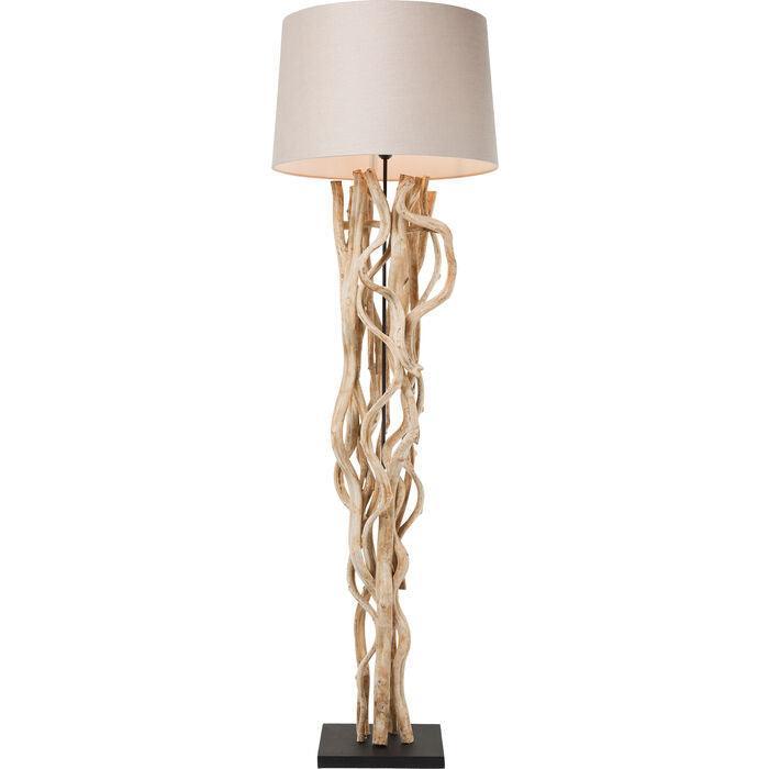 Scultra Acacia Wood Floor Lamp
