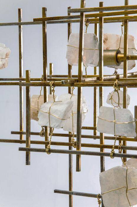 Stone Mobile Pendant Lamp