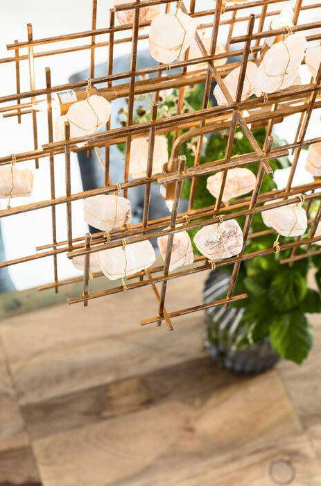 Stone Mobile Pendant Lamp