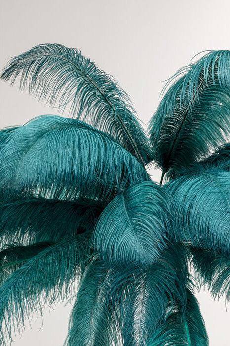 Feather Palm Floor Lamp