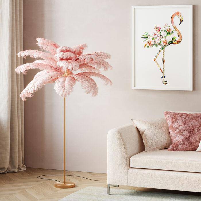 Feather Palm Floor Lamp