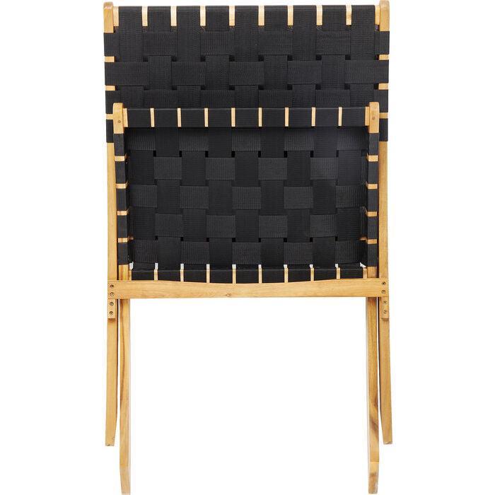 Ipanema Black Folding Chair (2/Set)