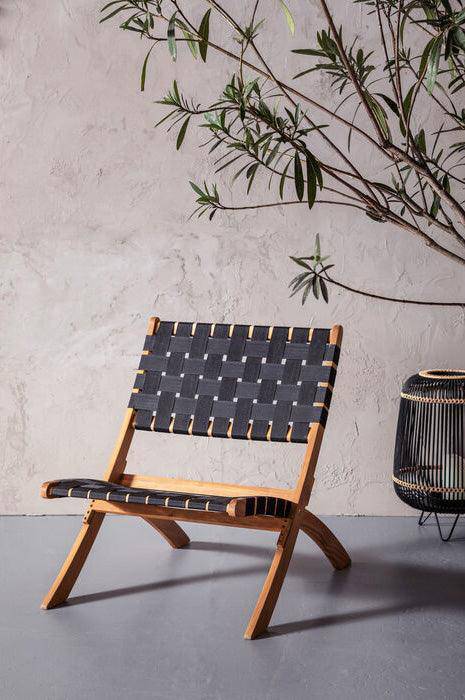 Ipanema Black Folding Chair (2/Set)