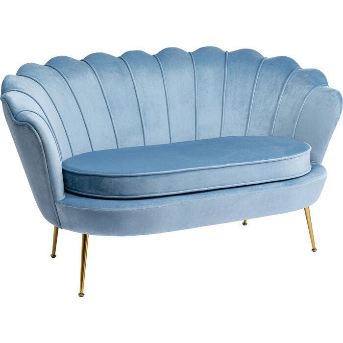 Water Lily Velvet 2 Seater Sofa