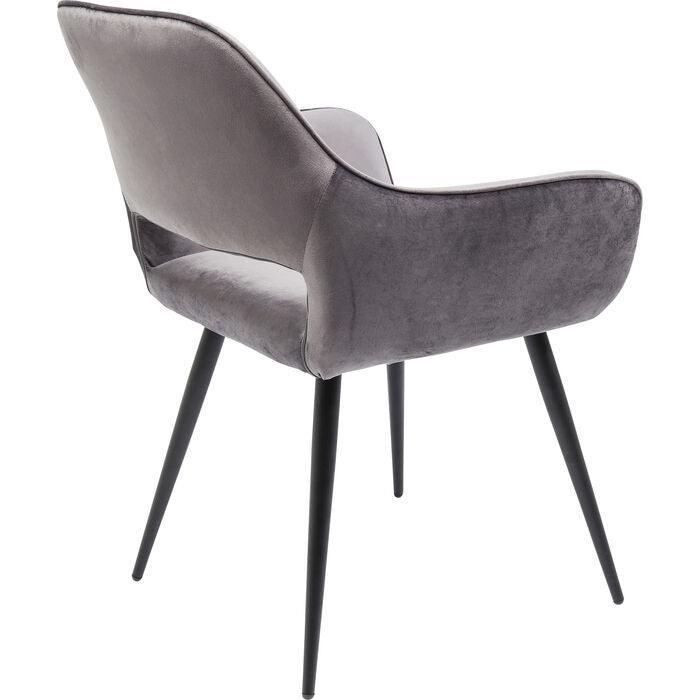 San Francisco Velvet Chair with Armrest