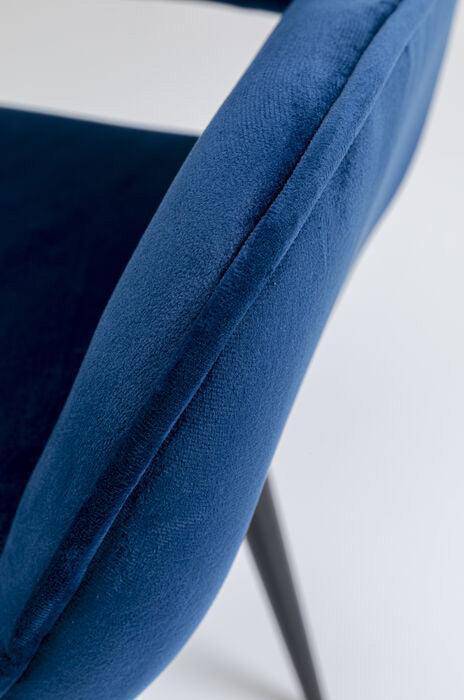 San Francisco Velvet Chair with Armrest