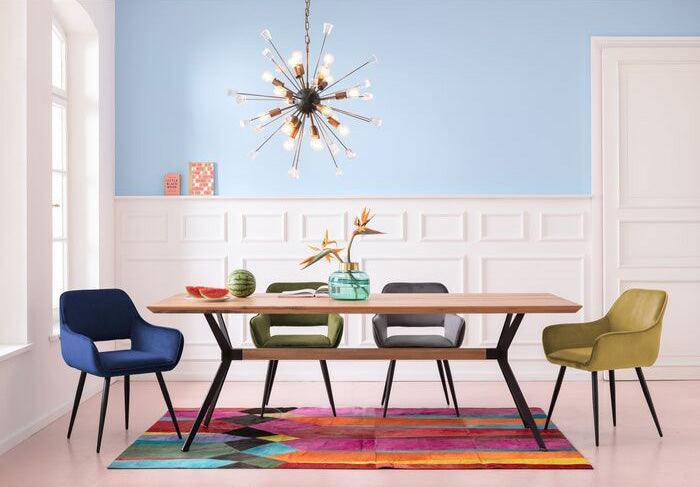 San Francisco Velvet Chair with Armrest