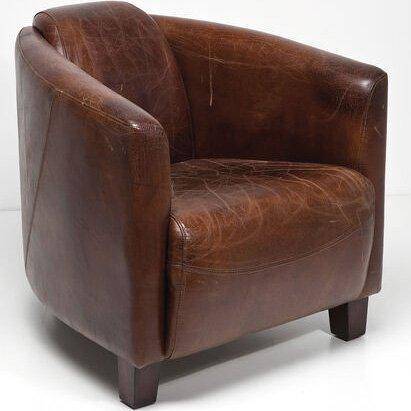 Cigar Leather Lounge Armchair