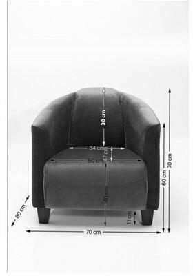 Cigar Leather Lounge Armchair