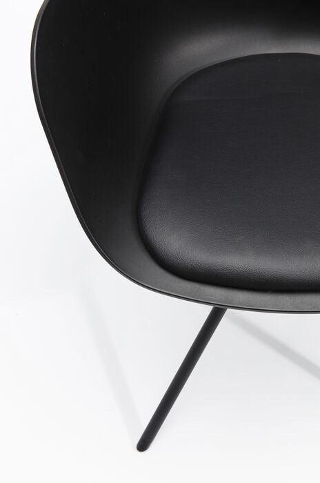 Bel Air Black Chair with Armrest