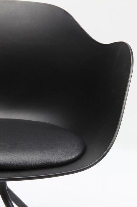 Bel Air Black Chair with Armrest