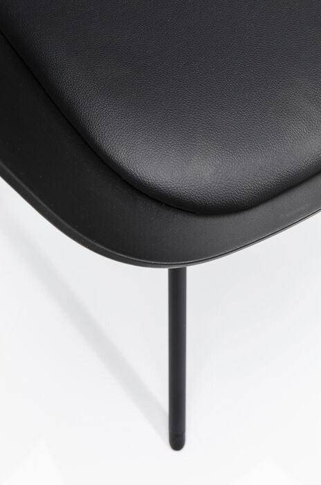 Bel Air Black Chair with Armrest